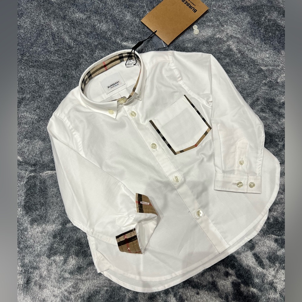 SOLD**Burberry toddler button up shirt